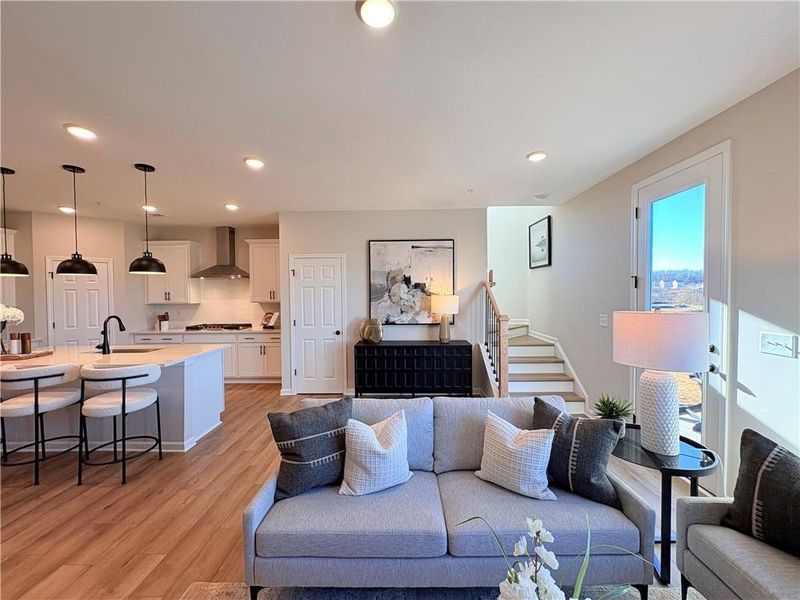 Furnished interior view inside a new home in Hemingway, Cumming (Image 8).