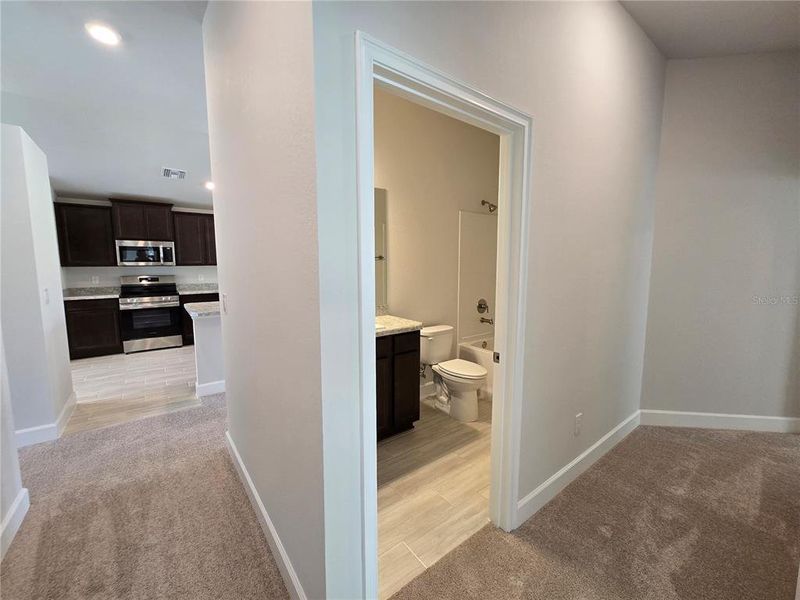 hallway from bedroom hallway from bedroom