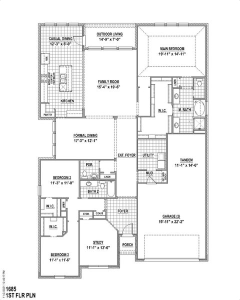 Plan 1685 1st Floor