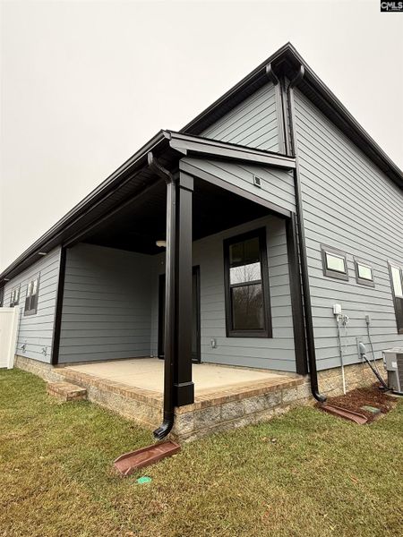 Exterior details and patio area of a home in Dunbar Village, Cayce (Image 30).