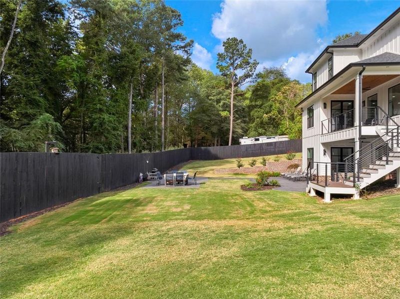 Exterior details and patio area of a home in , Cumming (Image 32).