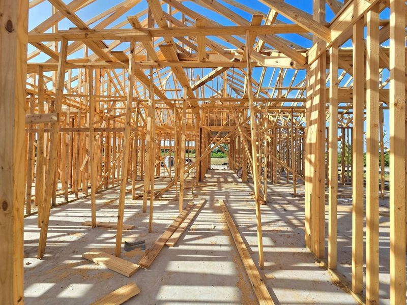 In-progress construction of a new home in , Missouri City, TX (Image 8).