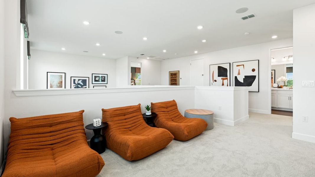 Representative furnished interior of a home built from the Anastasia by Taylor Morrison in Hillcrest, San Antonio (Image 15).