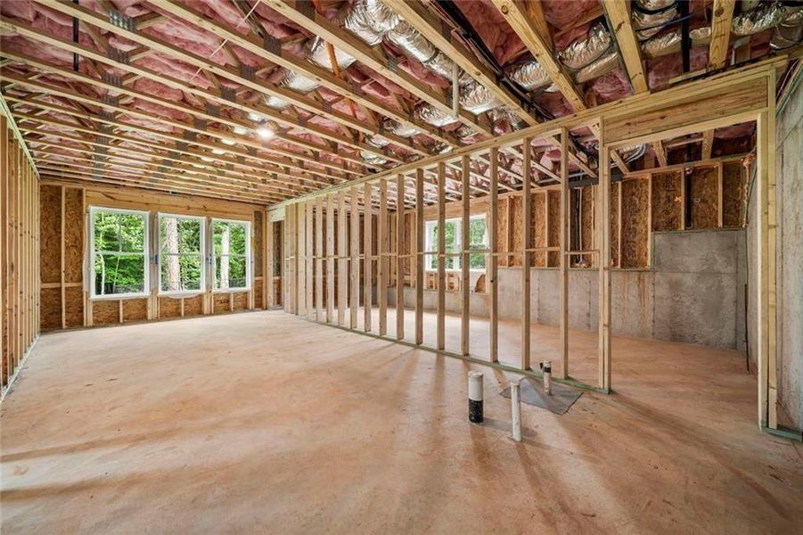 In-progress construction of a new home in , Atlanta, GA (Image 69).