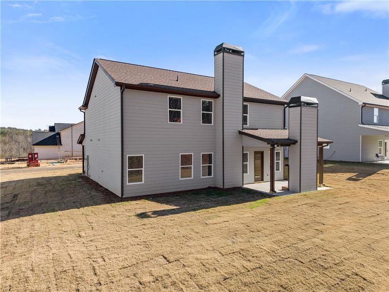 Exterior details and patio area of a home in , Lula (Image 4).