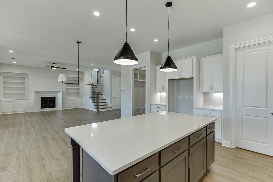 Furnished interior view inside a new home in , Buford (Image 15).