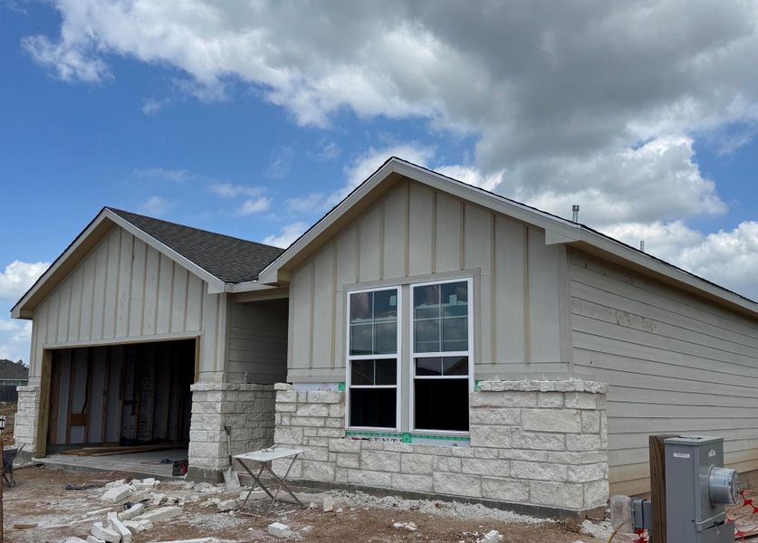 In-progress construction of a new home in Caney Mills, Conroe, TX (Image 19).
