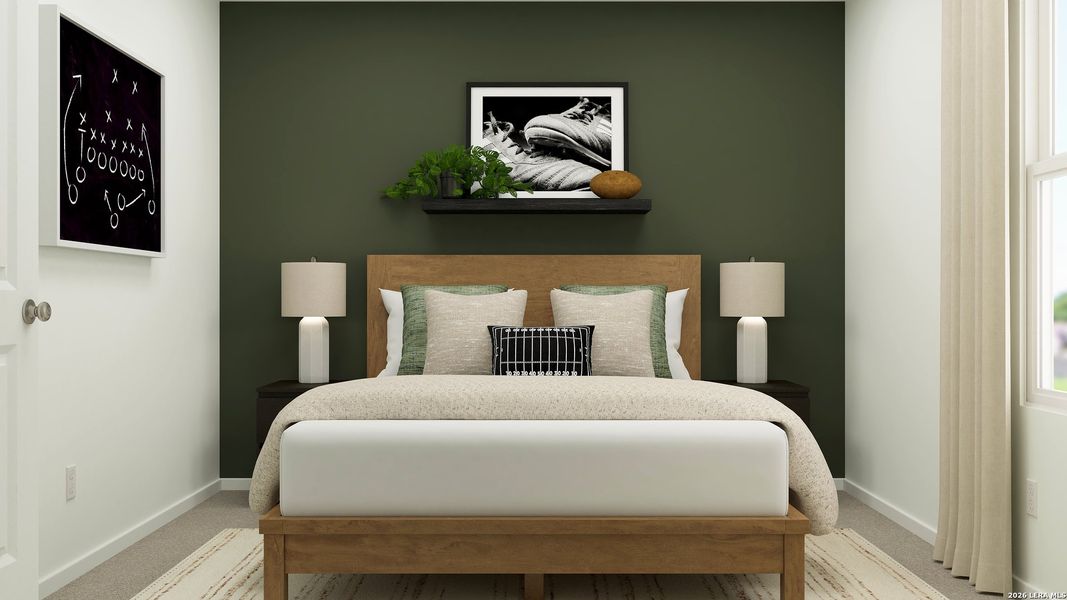 Furnished interior view inside a new home in , Kerrville (Image 24).