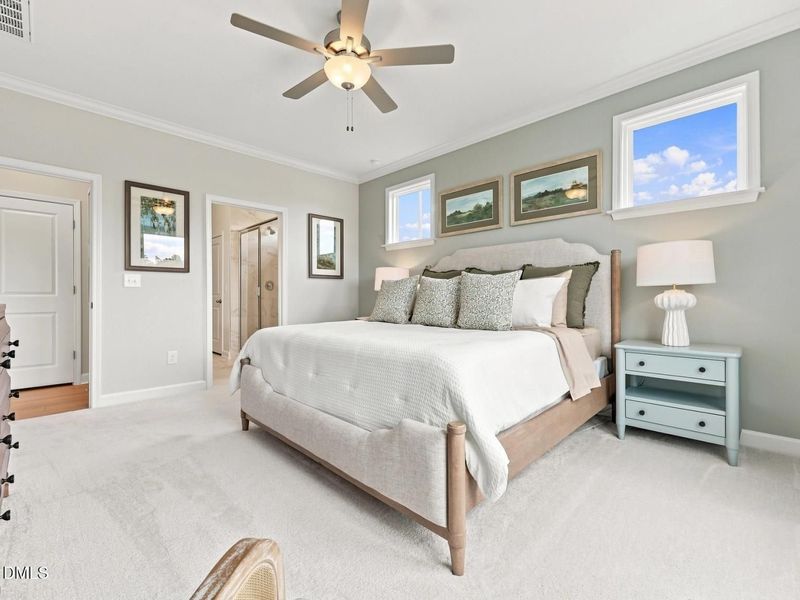 Furnished interior view inside a new home in Woodland Crossing, Zebulon (Image 25).