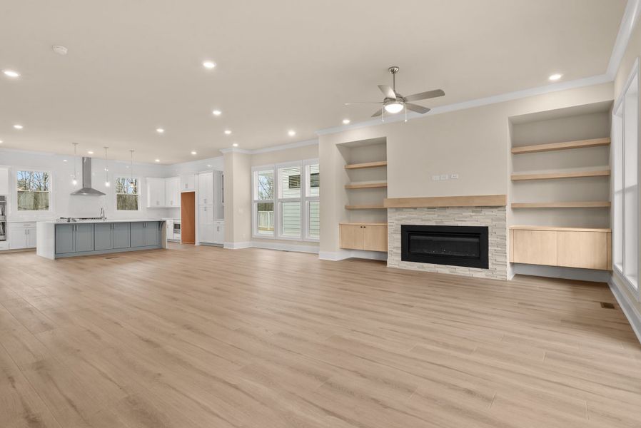 Representative unfurnished interior of a home built from the The Stafford by The Providence Group in Waterside Single Family, Peachtree Corners (Image 19).