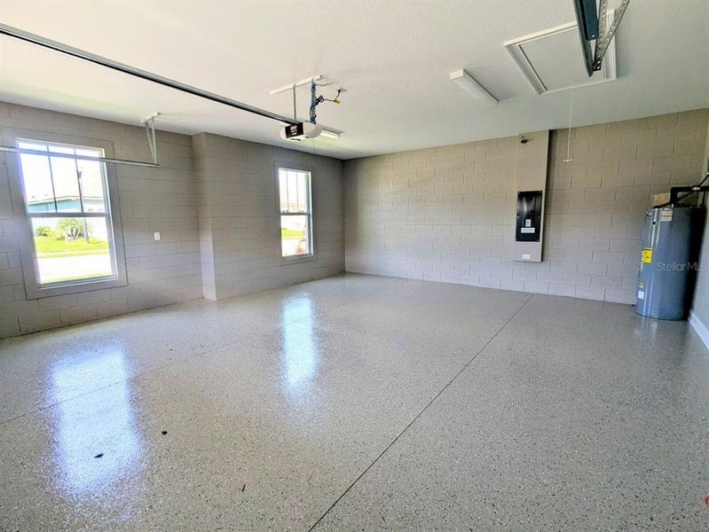 Garage w/Epoxy Floor