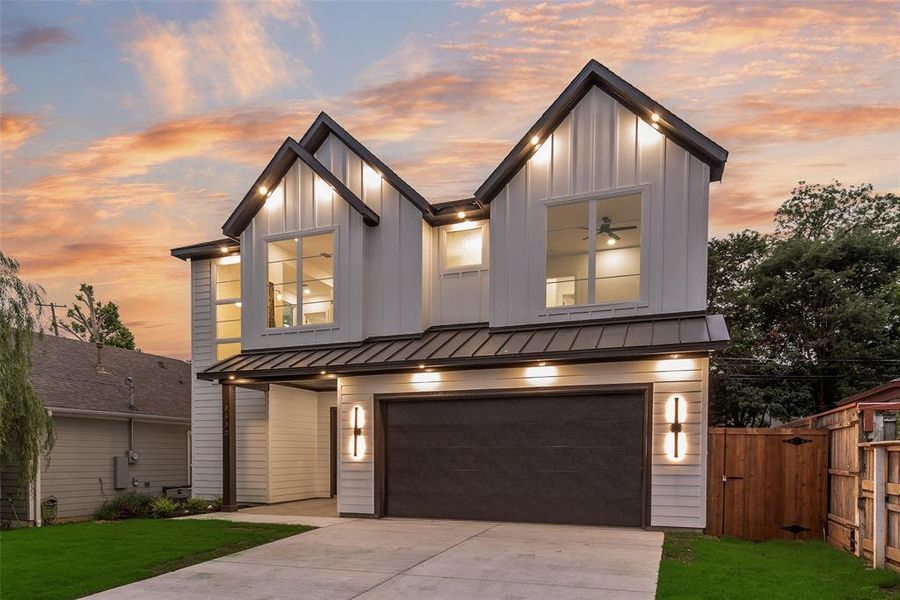 Front exterior of a new home in , Dallas, TX, highlighting curb appeal (Image 29). Front exterior of a new home in , Dallas, TX, highlighting curb appeal (Image 29).