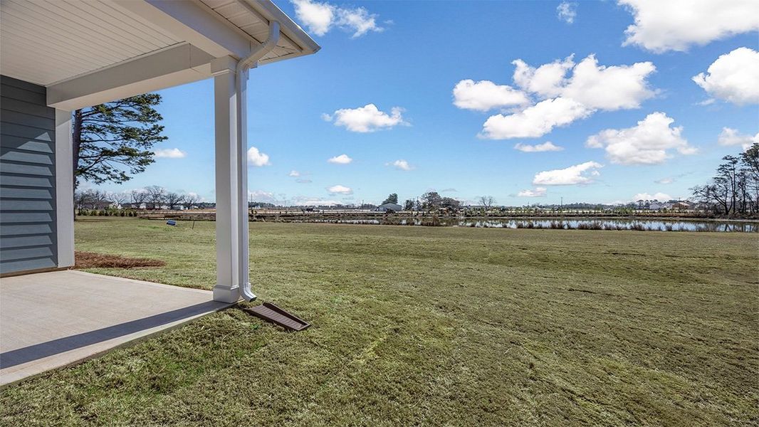 Exterior details and patio area of a home in Sease's Pond, Gilbert (Image 21).
