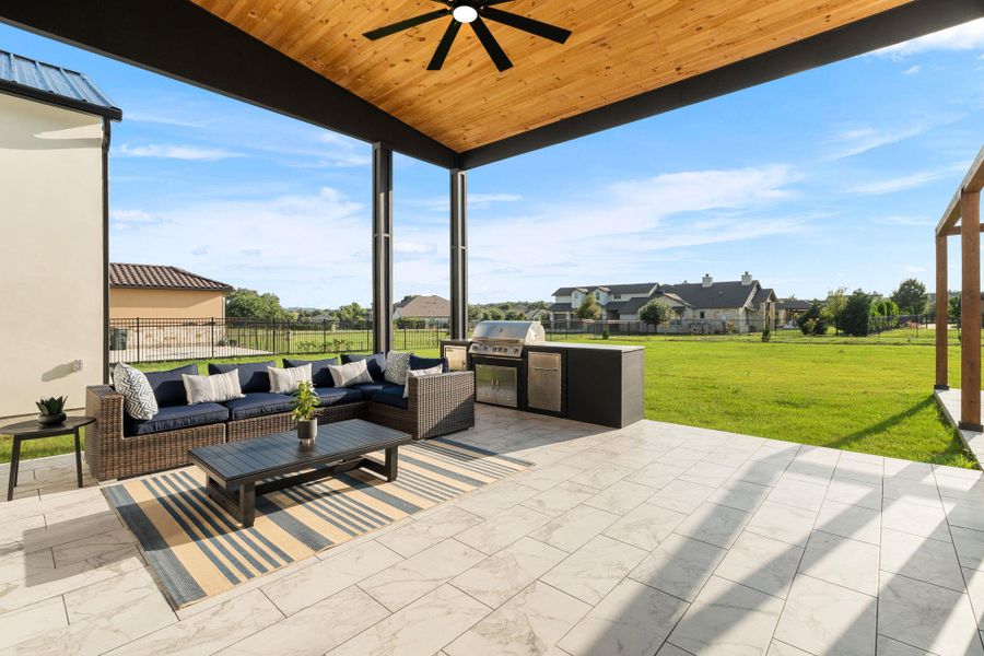 Exterior details and patio area of a home in , Dripping Springs (Image 28). Exterior details and patio area of a home in , Dripping Springs (Image 28).