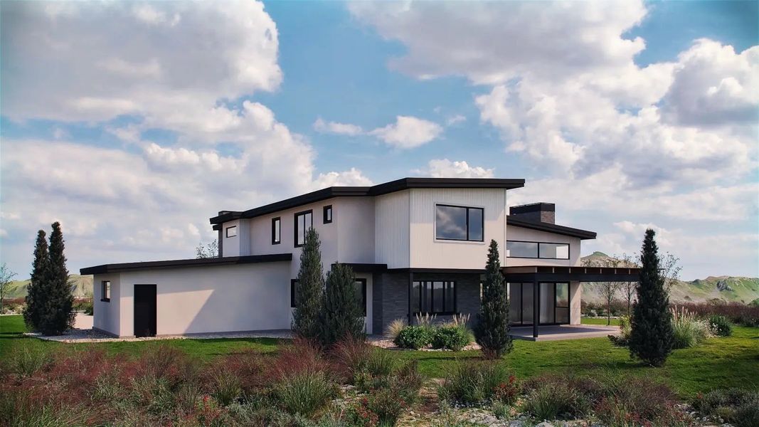Representative exterior details of a home built from the Birch by Work Shop Colorado in Signature at Crystal Valley, Castle Rock (Image 3).
