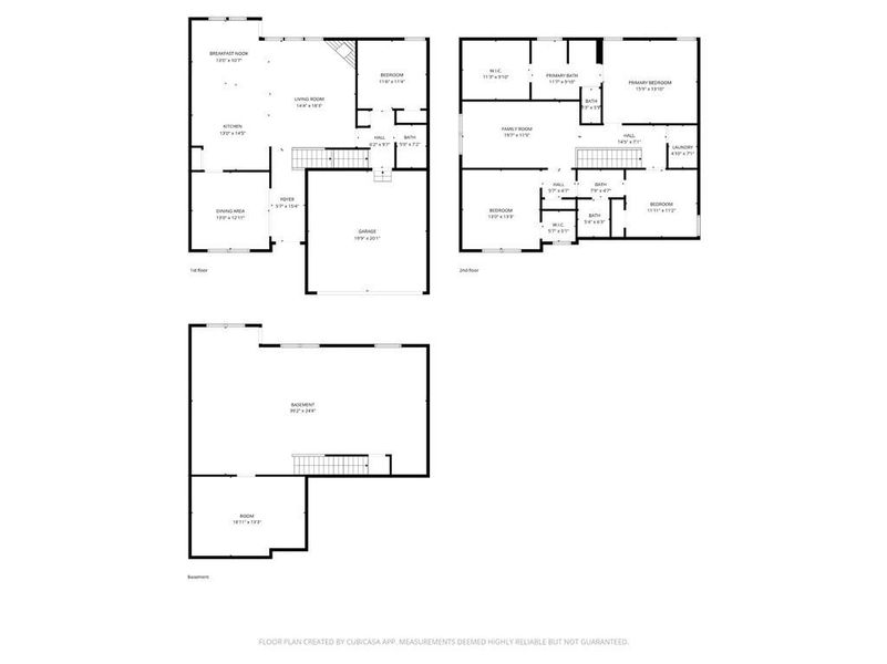 2D floor plan layout of this home in Alcovy Estates, Monroe, GA (Image 7).