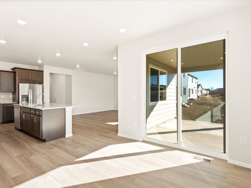 The Granby floorplan interior image taken at a Meritage Homes community in Windsor, CO.