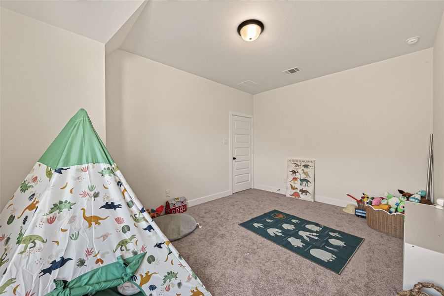 The media room offers the perfect setting for movie nights, gaming, or entertaining guests. The media room offers the perfect setting for movie nights, gaming, or entertaining guests.