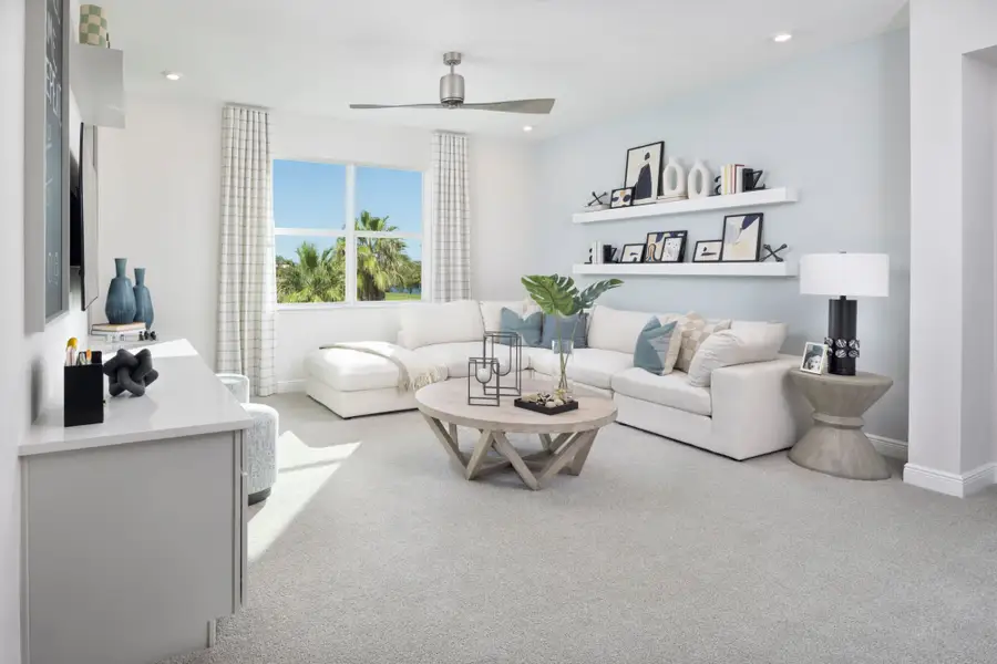 Representative furnished interior of a home built from the Salina by Mattamy Homes in Avila, Jensen Beach (Image 9).