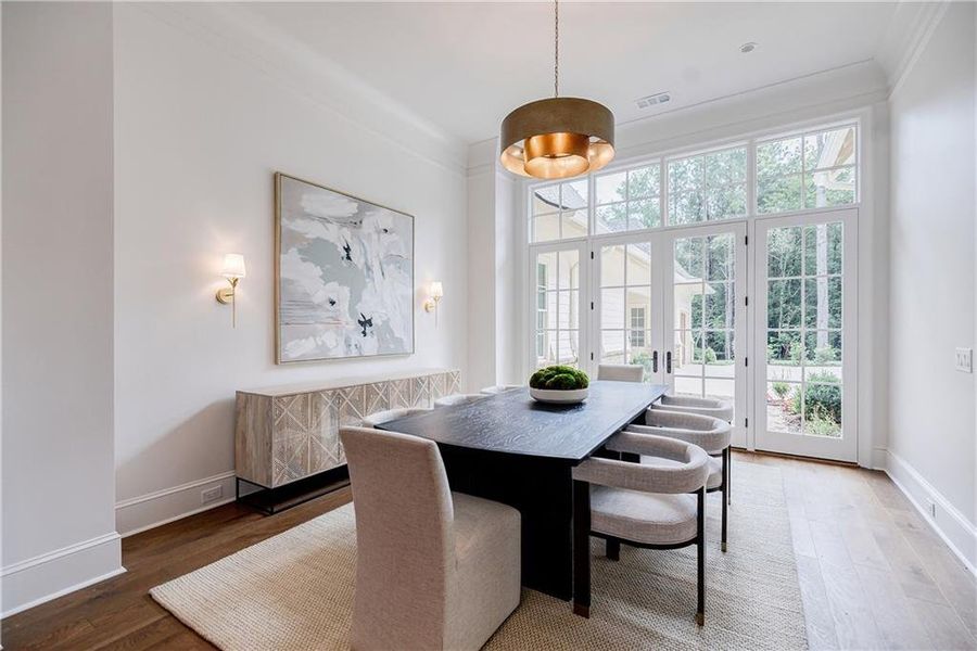 Furnished interior view inside a new home in , Canton (Image 39).