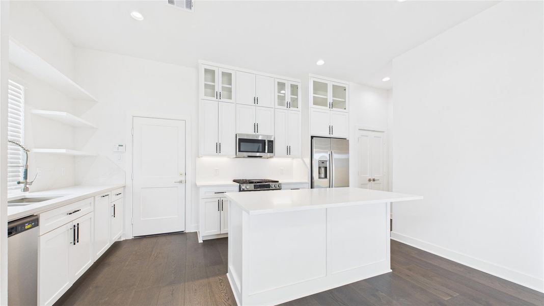 Furnished interior view inside a new home in Skyline Homes at Lozier, Houston (Image 18).