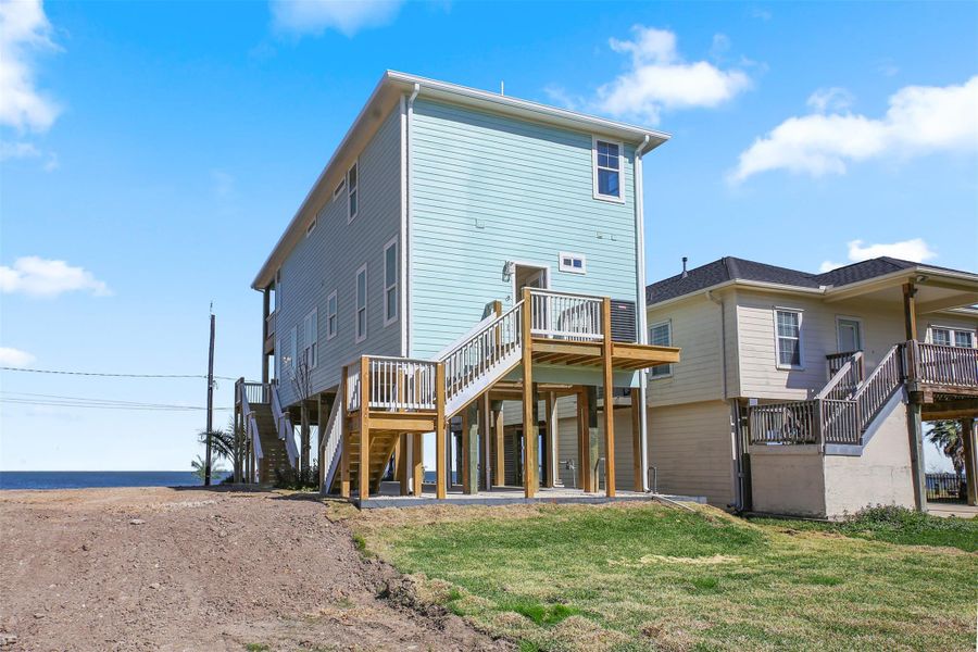 Backyard (sodded area)