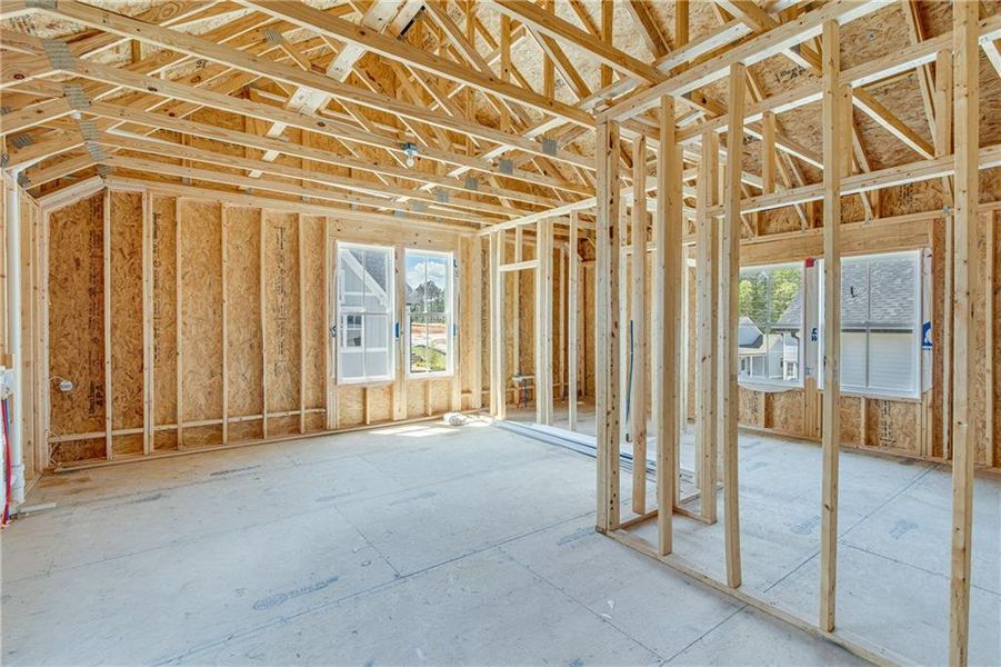 In-progress construction of a new home in , Dacula, GA (Image 38).