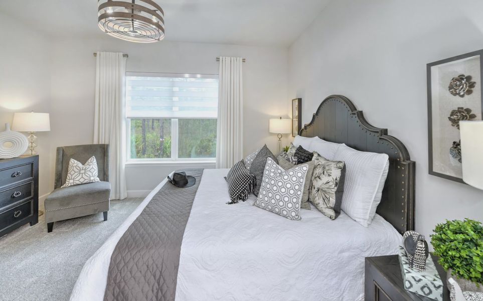 Furnished interior view inside a new home in Woodhaven, Port Orange (Image 23).