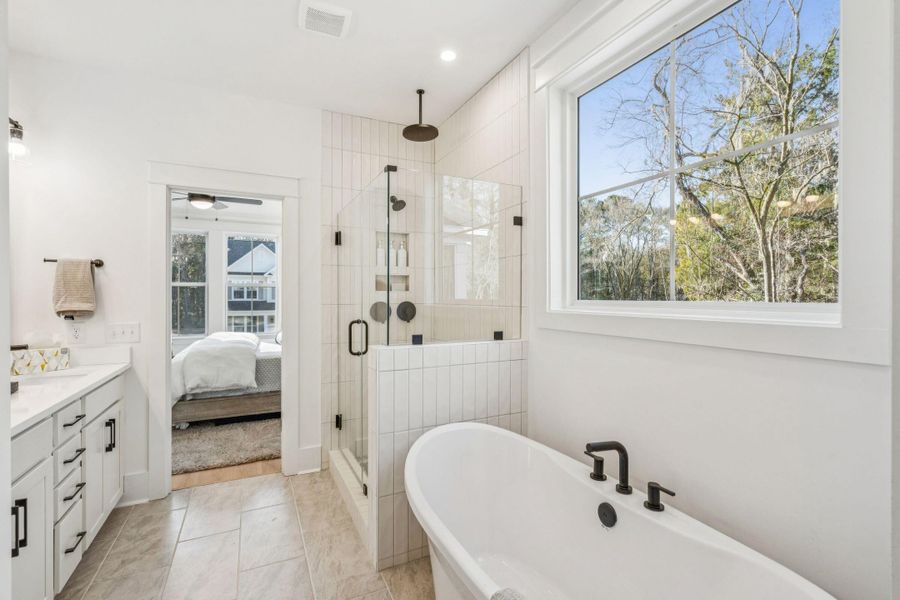 Furnished interior view inside a new home in Waterloo Estates, Johns Island (Image 20).