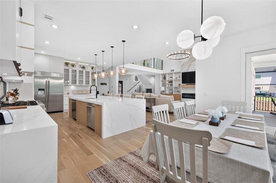 Furnished interior view inside a new home in , Buford (Image 7).
