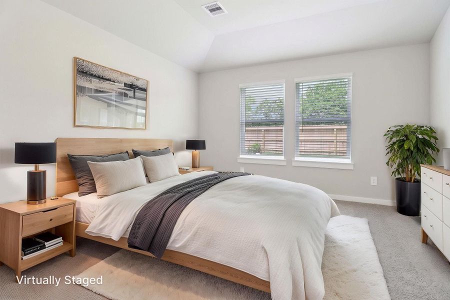 Furnished interior view inside a new home in Massey Oaks - Premier Series, Pearland (Image 3).