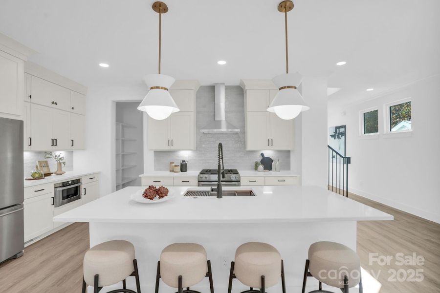 Furnished interior view inside a new home in , Charlotte (Image 6).