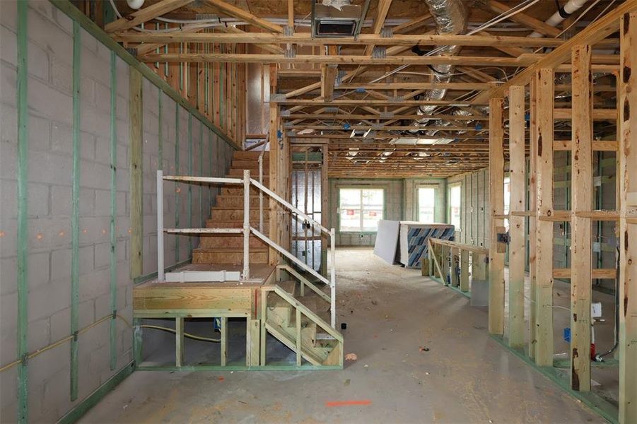 In-progress construction of a new home in Lake Star at Ovation, Winter Garden, FL (Image 10).