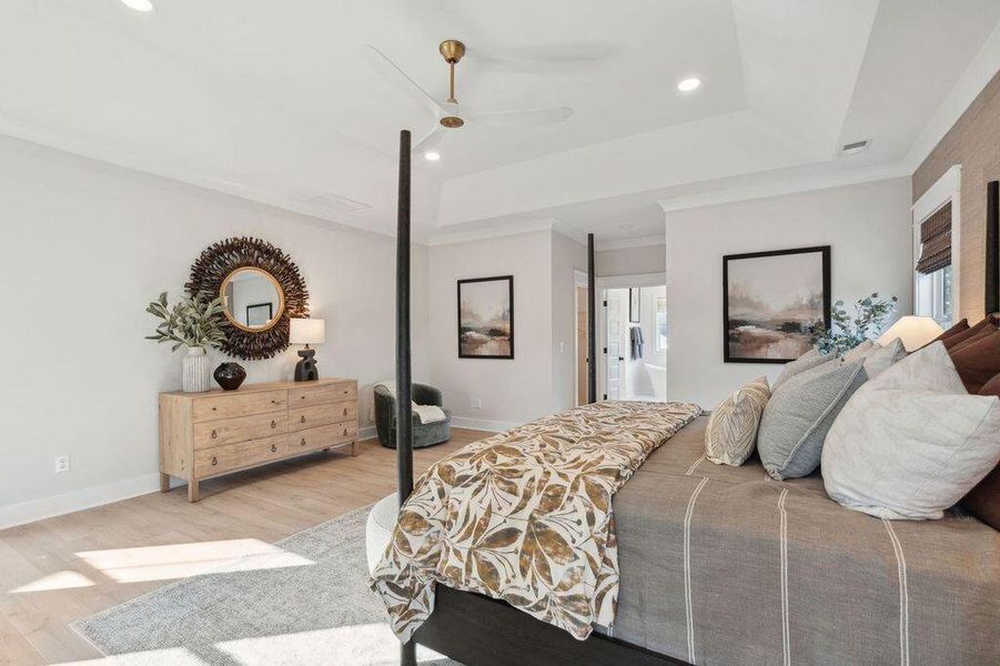 Furnished interior view inside a new home in Kings River Preserve, Hollywood (Image 53).