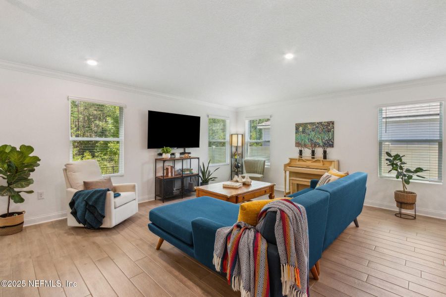 Furnished interior view inside a new home in Dorado at Entrada, St. Augustine (Image 38).