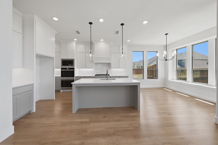 Furnished interior view inside a new home in Hillside Village, Celina (Image 7).