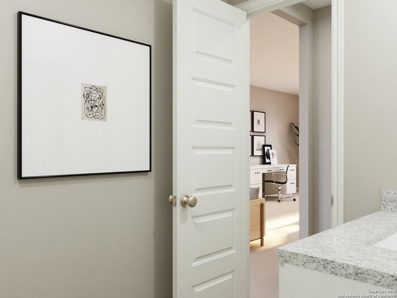 Furnished interior view inside a new home in Swenson Heights, Seguin (Image 11). Furnished interior view inside a new home in Swenson Heights, Seguin (Image 11).