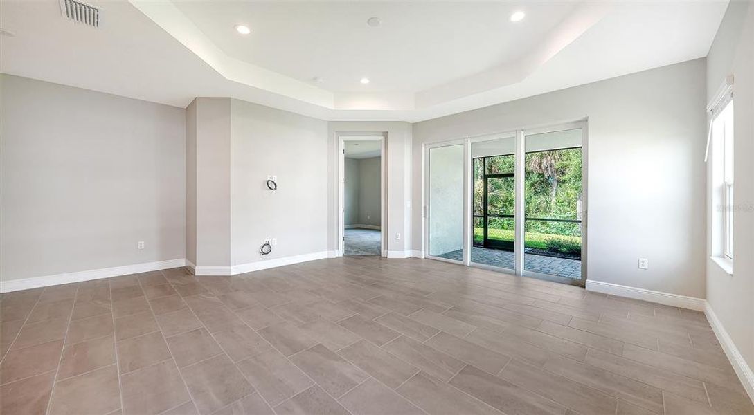 Spacious, unfurnished interior of a new home in Wildleaf at North River Ranch, Parrish (Image 31). Spacious, unfurnished interior of a new home in Wildleaf at North River Ranch, Parrish (Image 31).