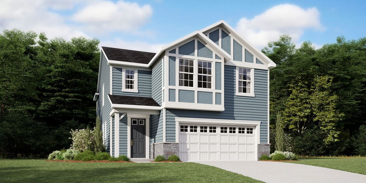 Representative exterior photo of a completed home built from the Laurel by Mattamy Homes in Magnolia Park, Garner, NC (Image 11).