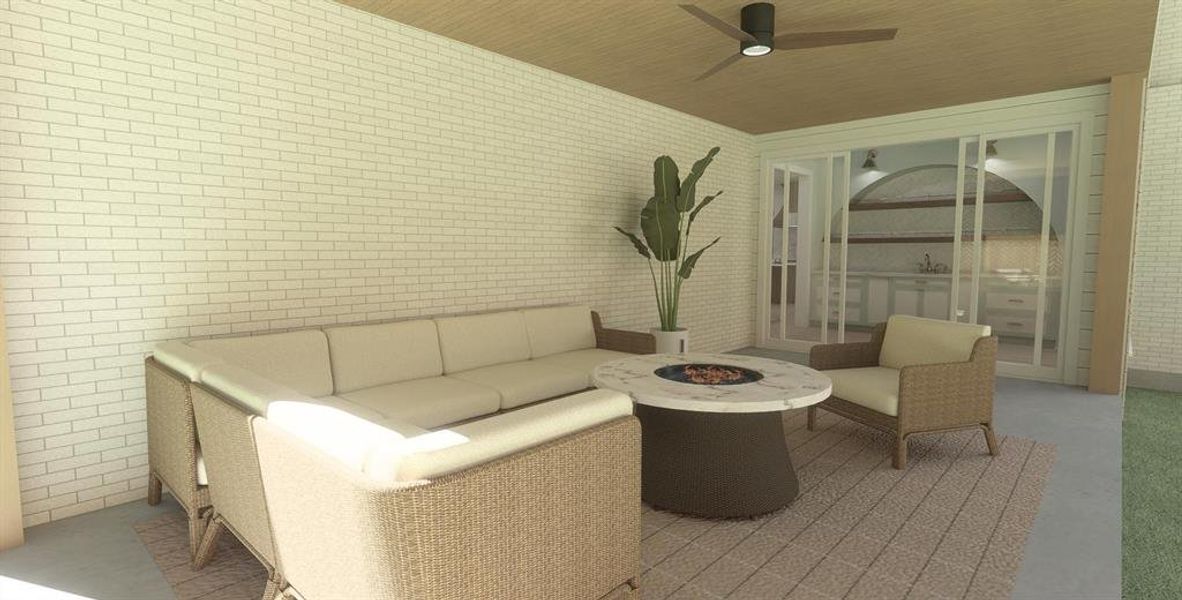 Furnished interior view inside a new home in , Dallas (Image 11).