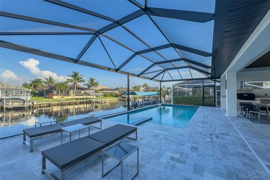 Exterior details and patio area of a home in , Cape Coral (Image 24).