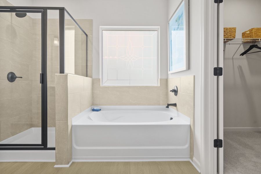 Furnished interior view inside a new home in Capstone Estates, Apison (Image 16).