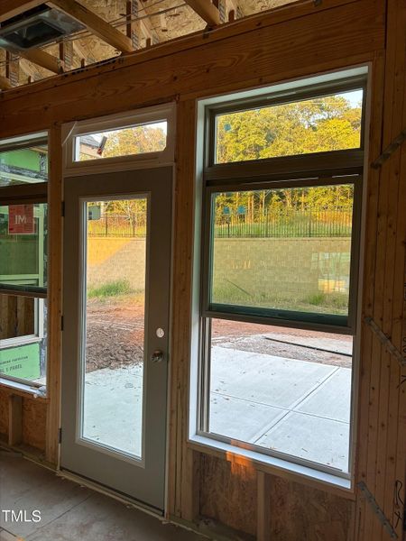 Courtyard Access from Living Room