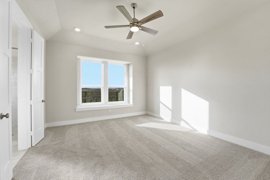Spacious, unfurnished interior of a new home in Bridgeland, Cypress (Image 19).