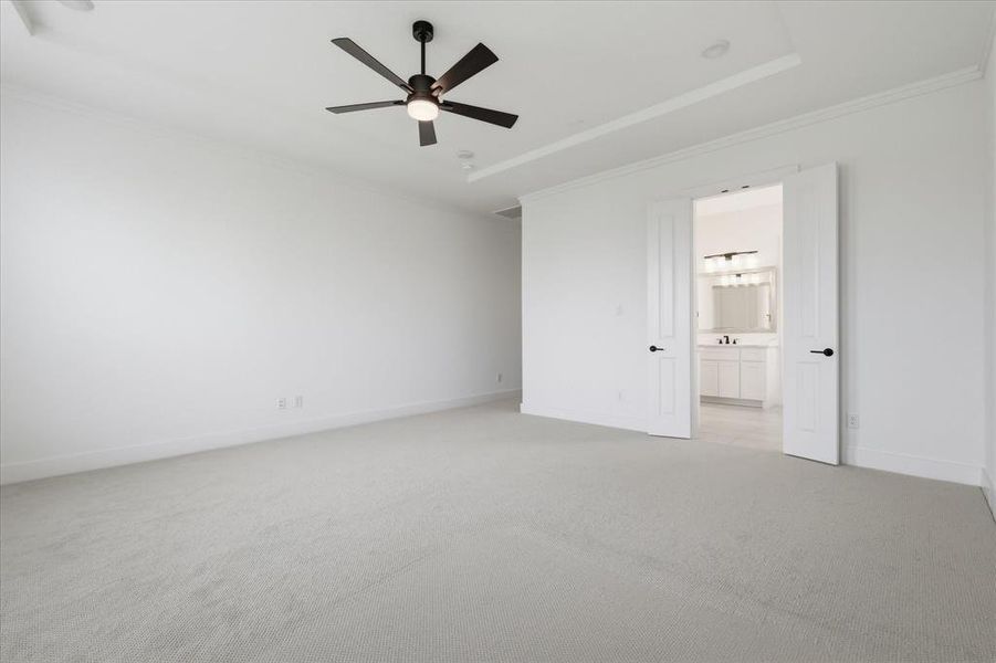 Spacious, unfurnished interior of a new home in Cambridge Estates - Harwood, Prosper (Image 34). Spacious, unfurnished interior of a new home in Cambridge Estates - Harwood, Prosper (Image 34).