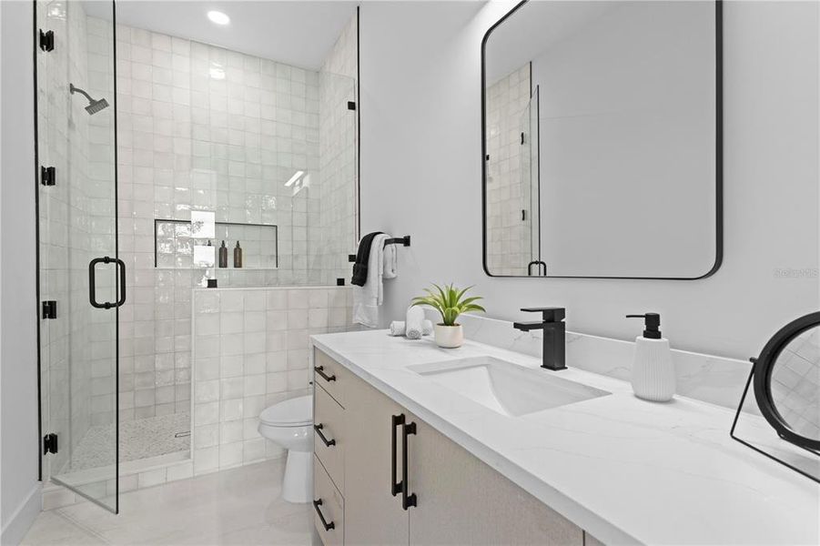 Furnished interior view inside a new home in , Tampa (Image 51).