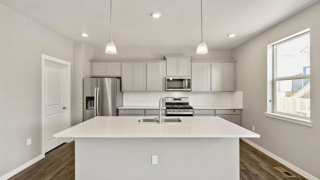 Furnished interior view inside a new home in Lakeside Canyon, Mead (Image 4).