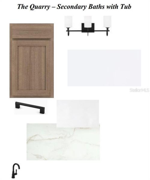 Sample of building materials used in homes in Soleta at Starkey Ranch - Cottage Series, Odessa (Image 5).