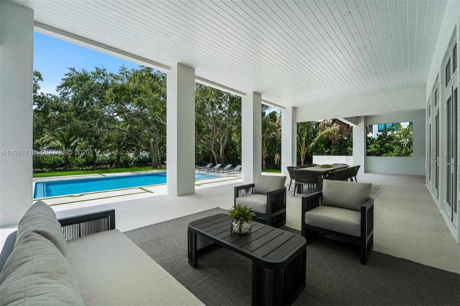Exterior details and patio area of a home in , Palmetto Bay (Image 26).