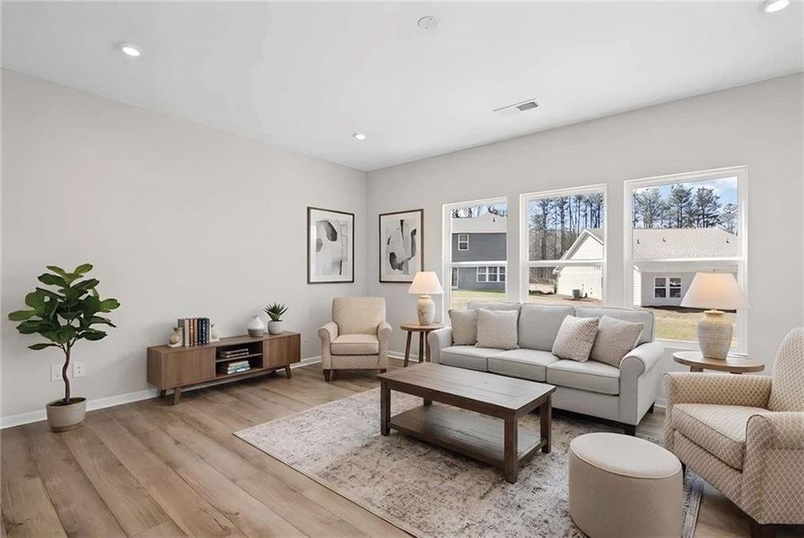 Furnished interior view inside a new home in Sage Woods, Dallas (Image 7).